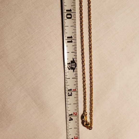 🌟 Vintage Filigree Puff Heart - Goldtone with CZ - Picture 4 of 6